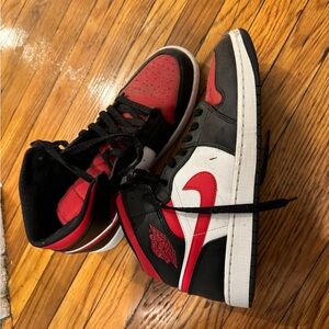 Nike Red and Black Sneakers